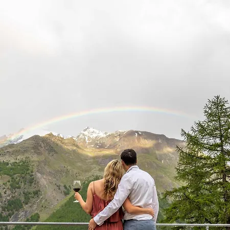 샬레 Private Whole-hotel In 360 Alpine Views Sauna & Hot Tub Saas Fee
