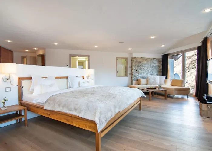 Dağ evi Private Whole-hotel In 360 Alpine Views Sauna & Hot Tub Saas Fee