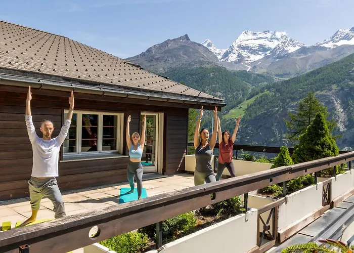 Dağ evi Private Whole-hotel In 360 Alpine Views Sauna & Hot Tub Saas Fee