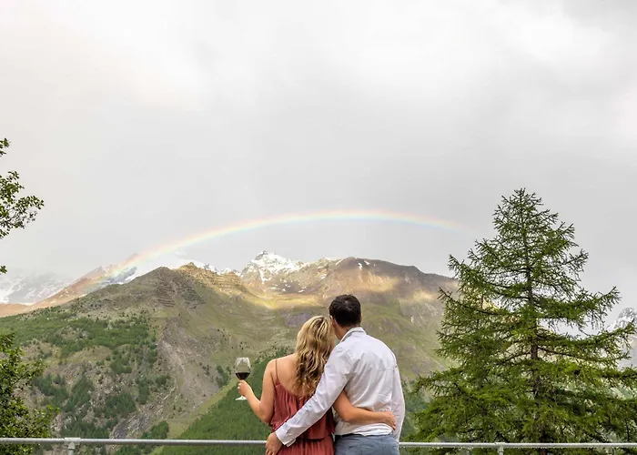 Dağ evi Private Whole-hotel In 360 Alpine Views Sauna & Hot Tub Saas Fee