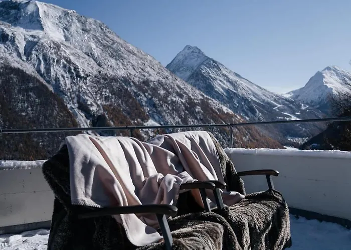 Private Whole-hotel In 360 Alpine Views Sauna & Hot Tub * Saas Fee